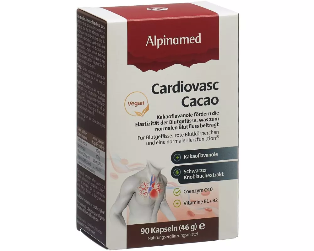 Alpinamed Cardiovasc Cacao 90 Kapseln