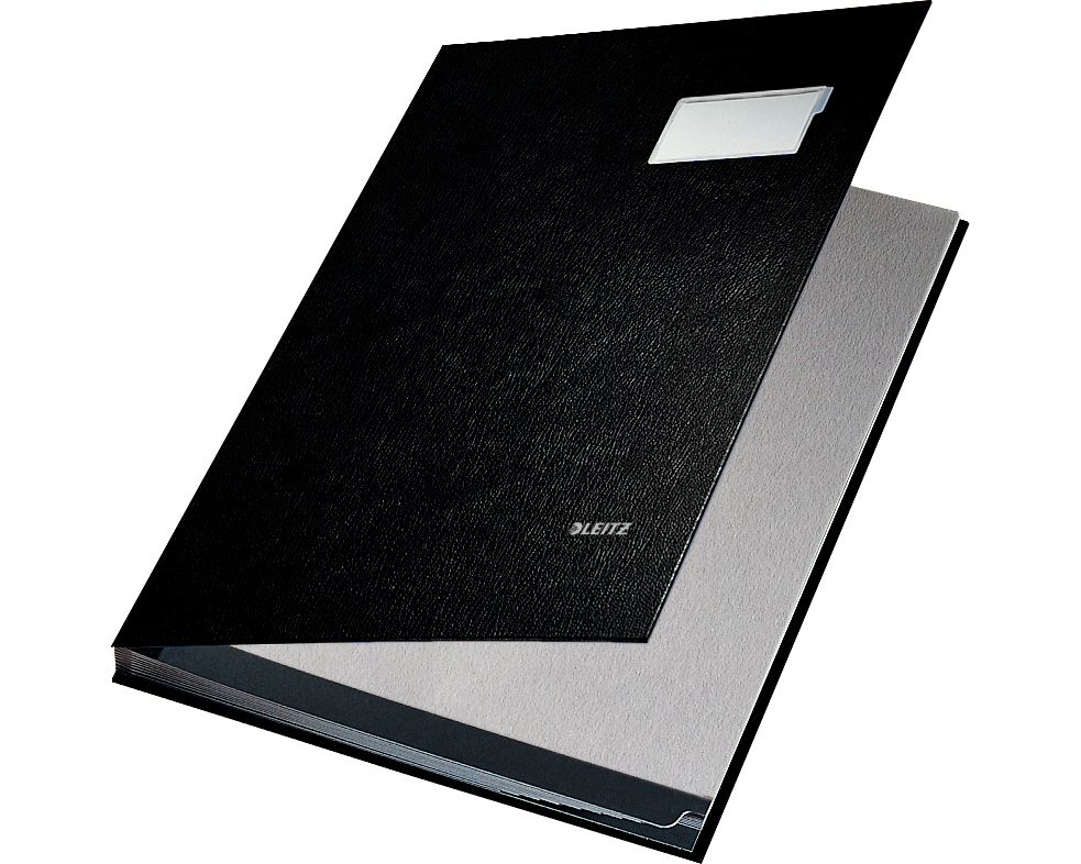 LEITZ Unterschriftsmappen A4 57010095 schwarz 10 Fächer