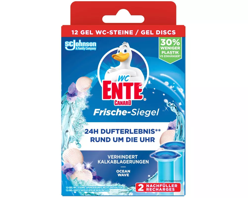 WC-Ente WC-Reiniger Nachfüller Frische-Siegel Marine