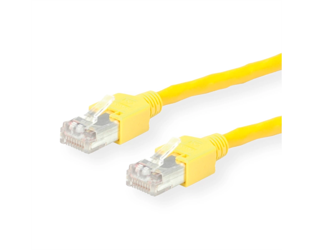 KERPEN Patchkabel Cat.5e (Class D) SF/U, MegaLine D1-20, gekreuzt, gelb, 5 m