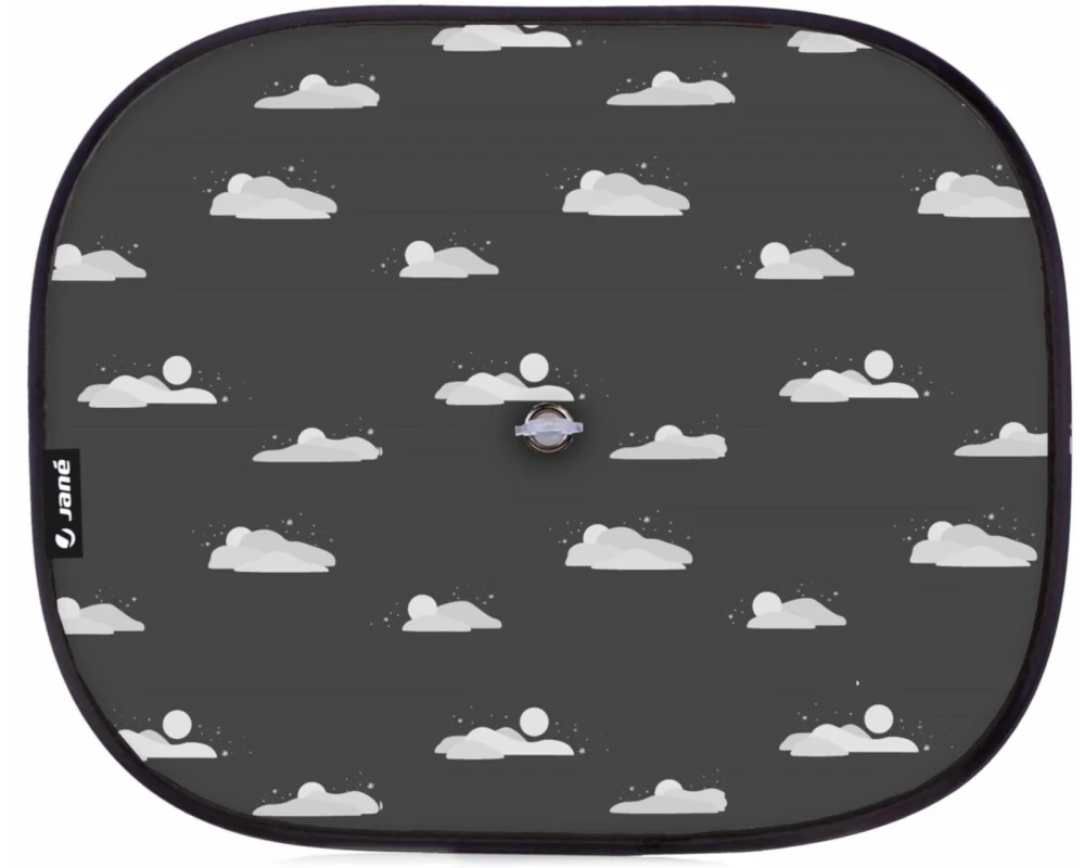 Jané Sonnenschutz für Autoscheiben, Dim Grey, 2er Pack