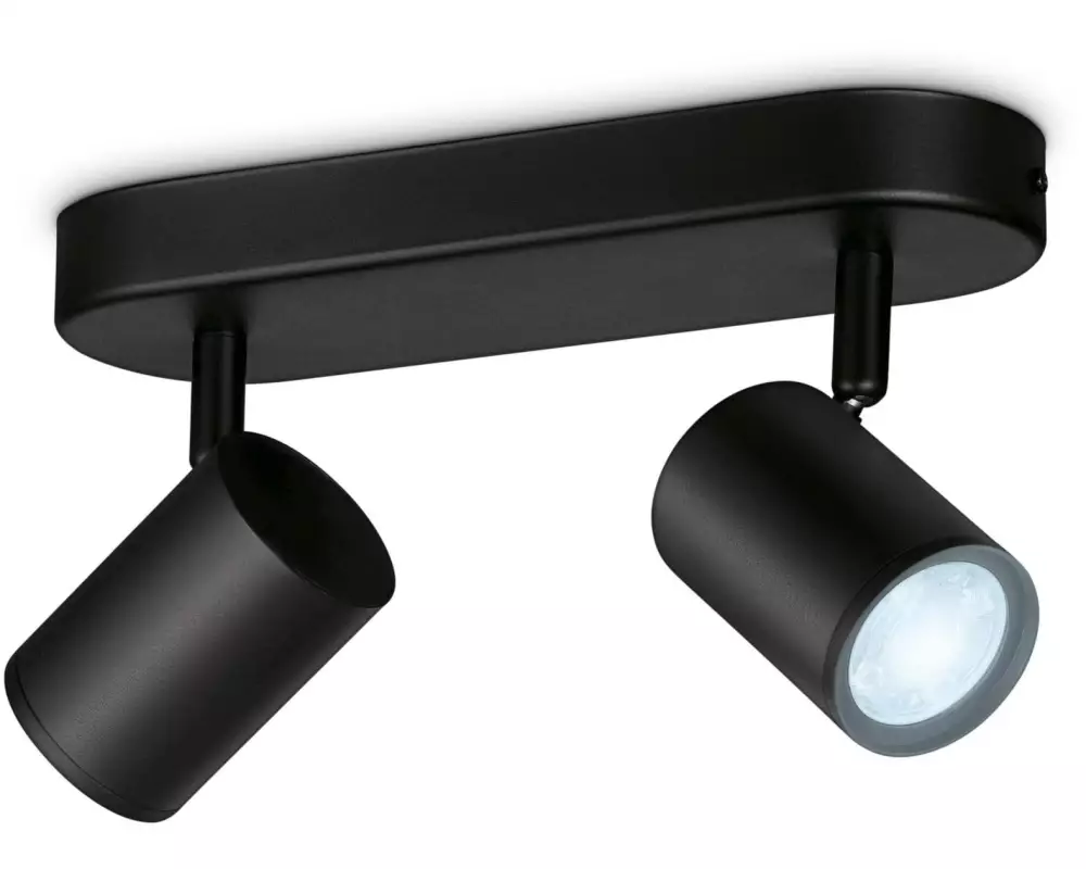 WiZ IMAGEO 2er Spot Tunable White Deckenleuchte Schwarz