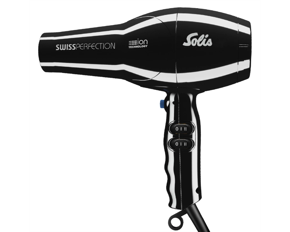 Solis Haarföhn Swiss Perfection 440, schwarz