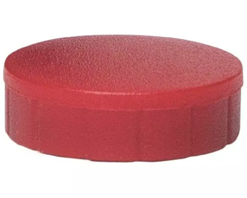 Maul Haftmagnet Solid Ø 20 mm, 300 g, Rot, 10 Stück