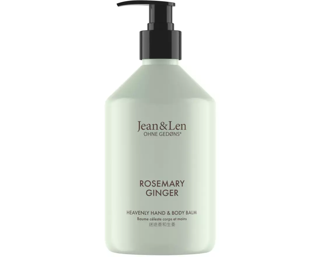 Jean & Len Body Lotion Hand and Body Balm Rosemary and Ginger 500 ml