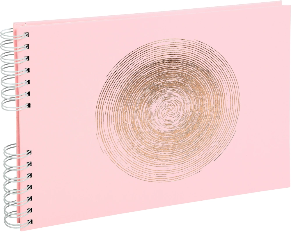 EXACOMPTA Spiralalbum Ellipse 32x22cm 16166E rosa 50 Seiten