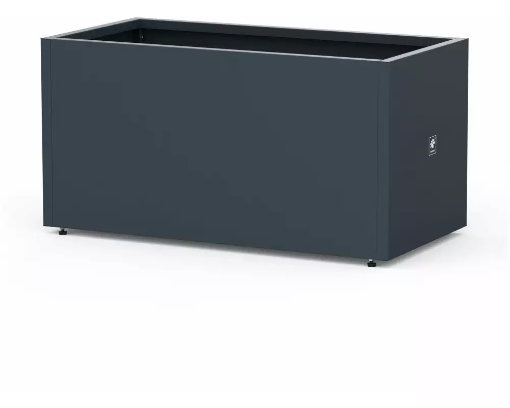 Herstera Pflanzentrog Metal Planter 50, 100 x 50 x 50 cm, Anthrazit