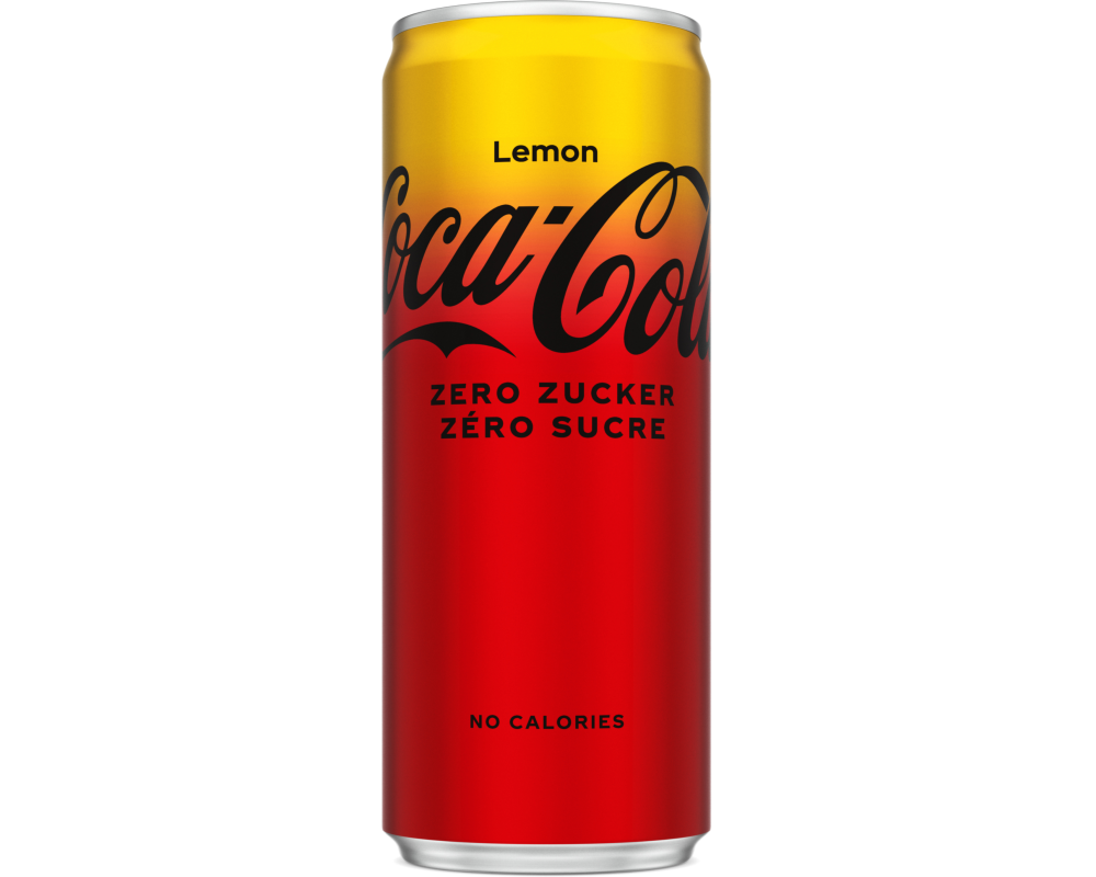 COCA COLA Lemon Zero, Alu 129400001286 25 cl, 24 Stk.
