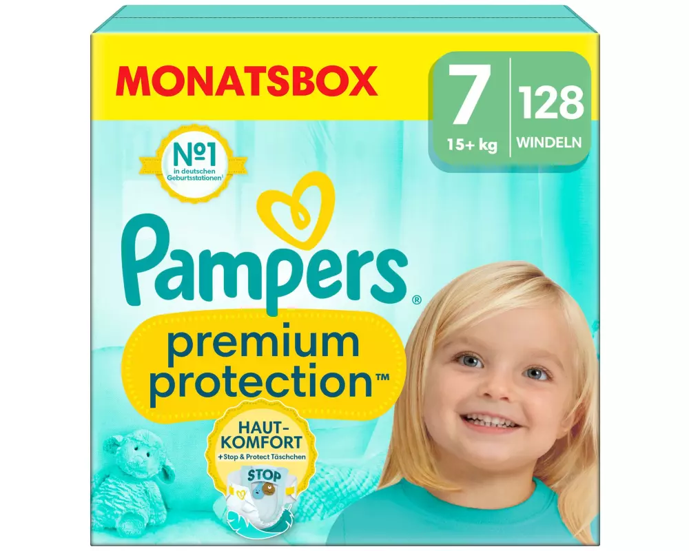 Pampers Windeln Premium Protection Grösse 7