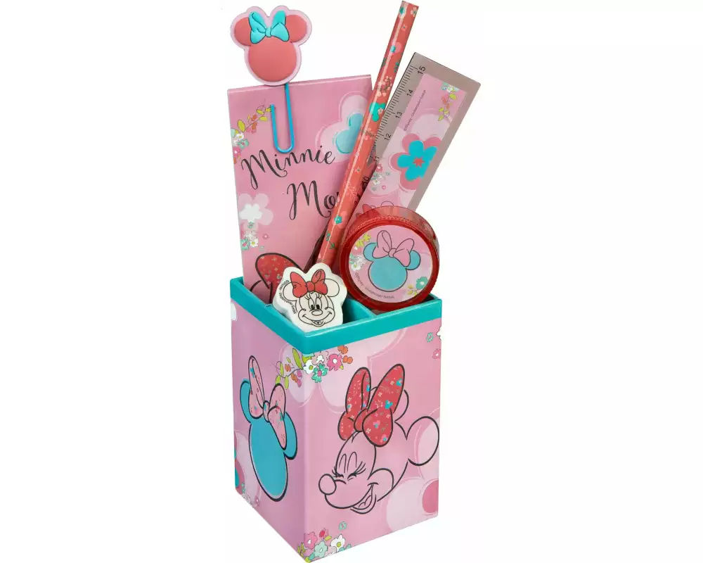 Undercover Stiftehalter gefüllt 7-teilig Disney Minnie Mouse