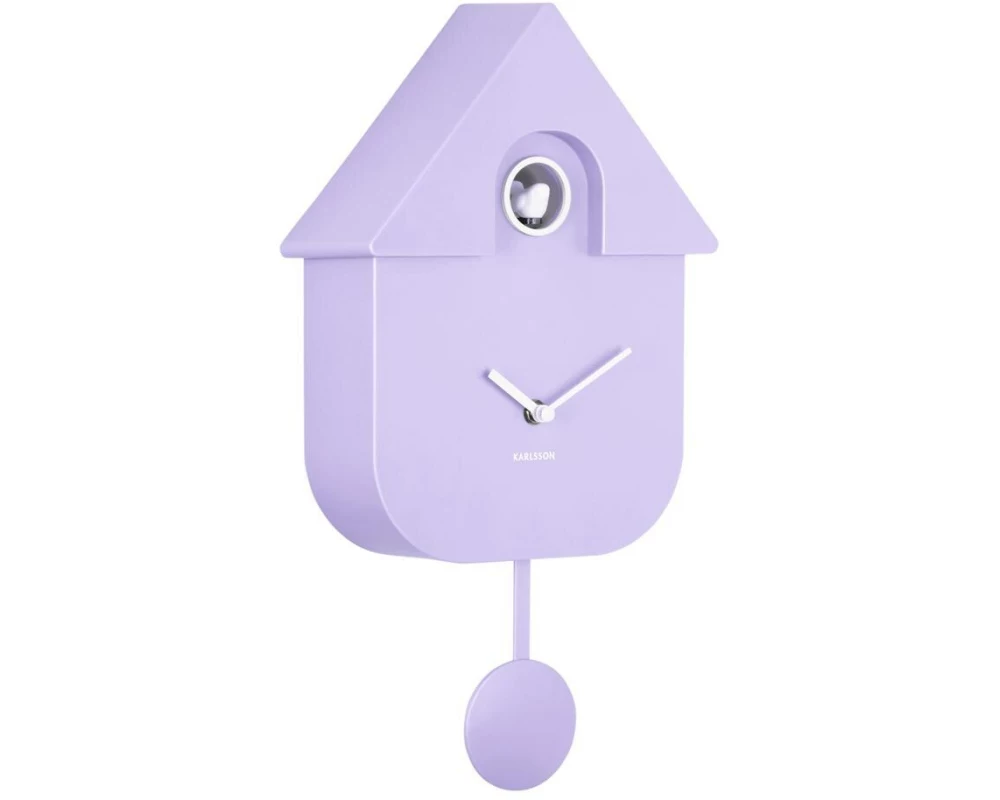 KARLSSON Wanduhr Kuckuck Soft Purple