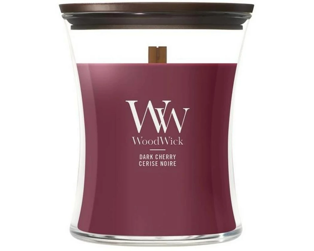 Woodwick Duftkerze Dark Cherry Medium Jar