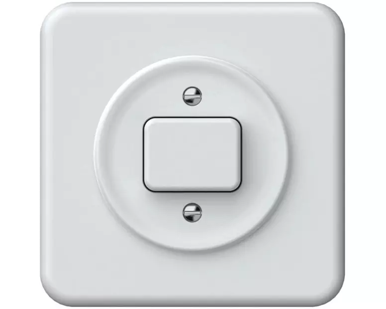 Hager Schalter ORIGIN UP-Druckschalter SCH3 QuickConnect ws