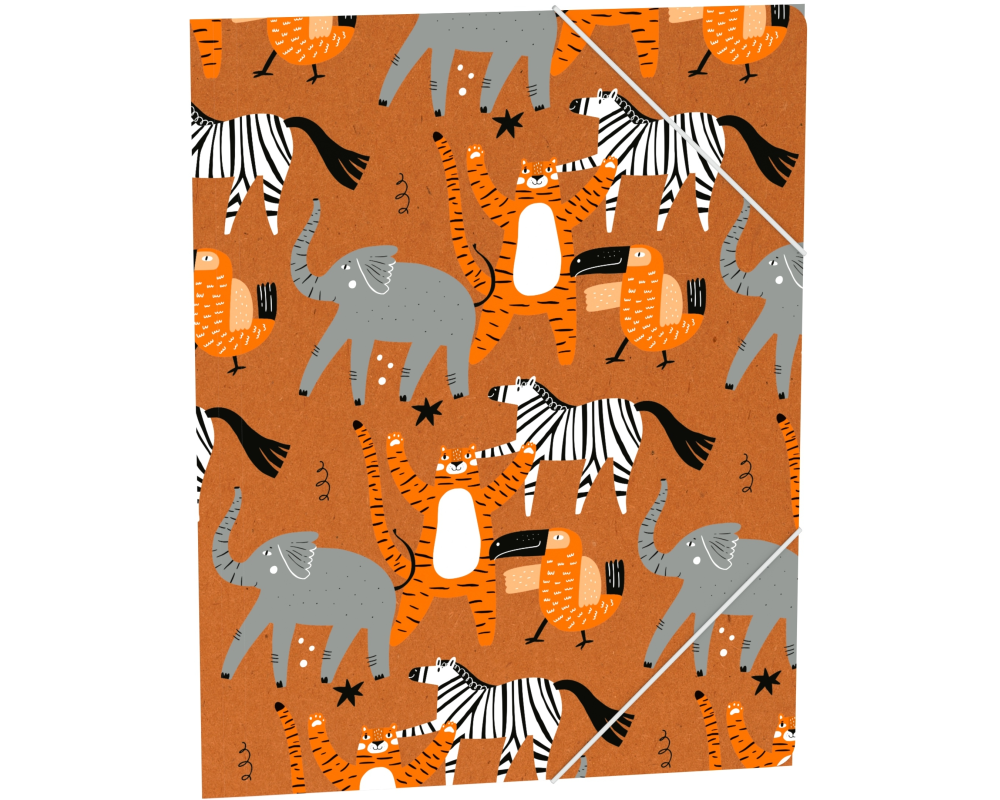 ROOST Gummizugmappe Ec-oooh! A4 529466 Animals