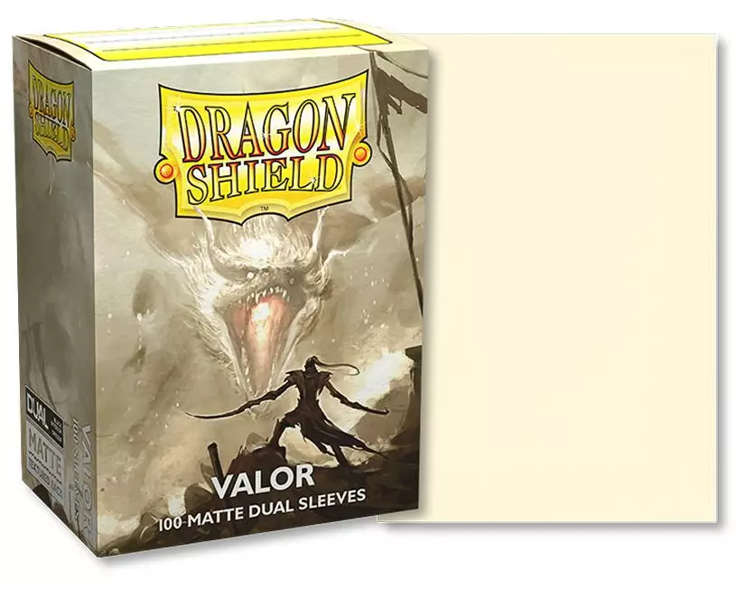Dragon Shield Kartenhülle Dual Matte: Valor Standardgrösse Beige 100