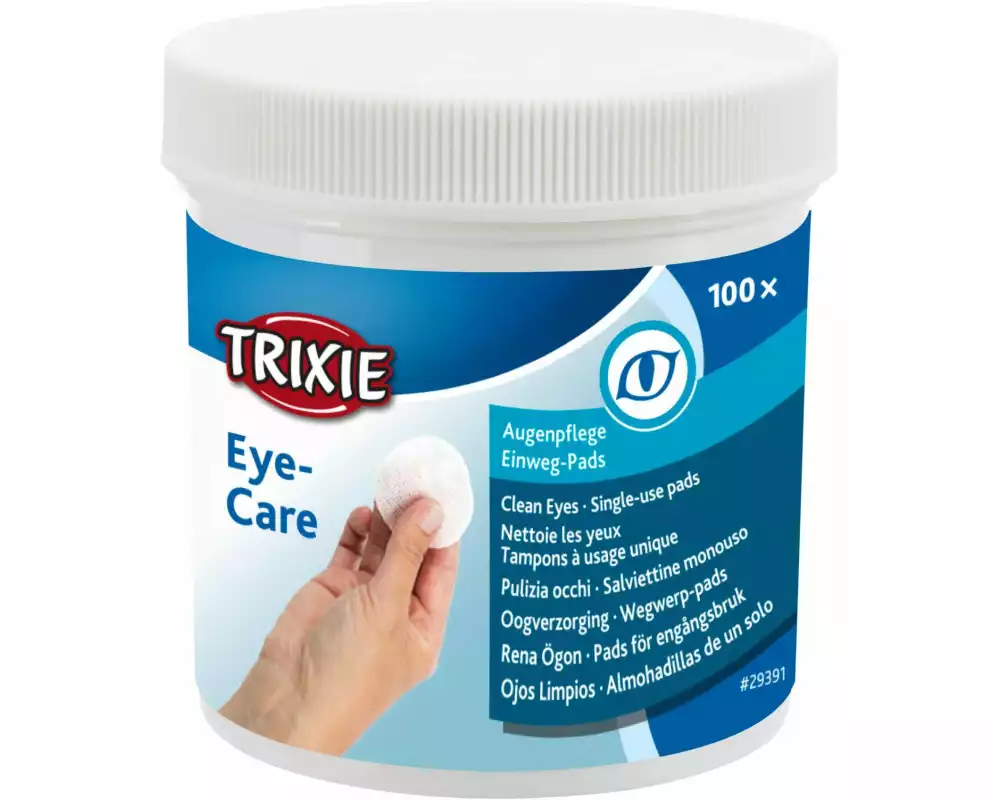 Trixie Augenreiniger Einweg-Pads, 100 Stück