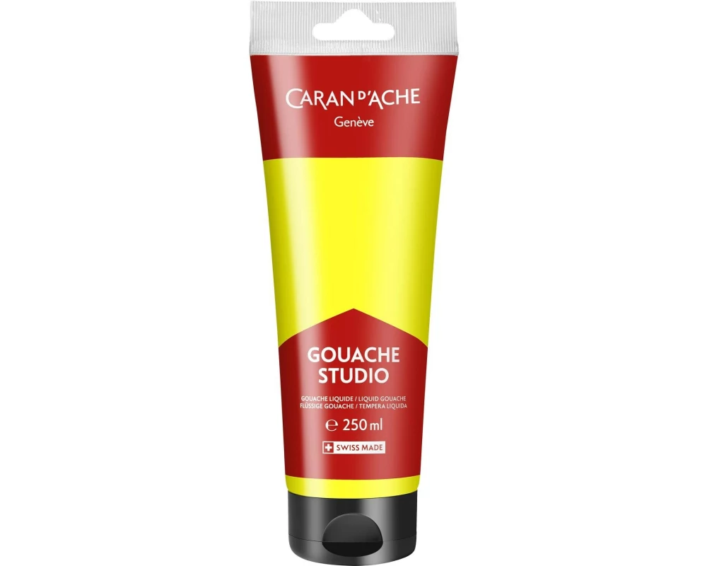 Caran d'Ache Wasserfarbe Gouache Studio 250 ml, Neongelb