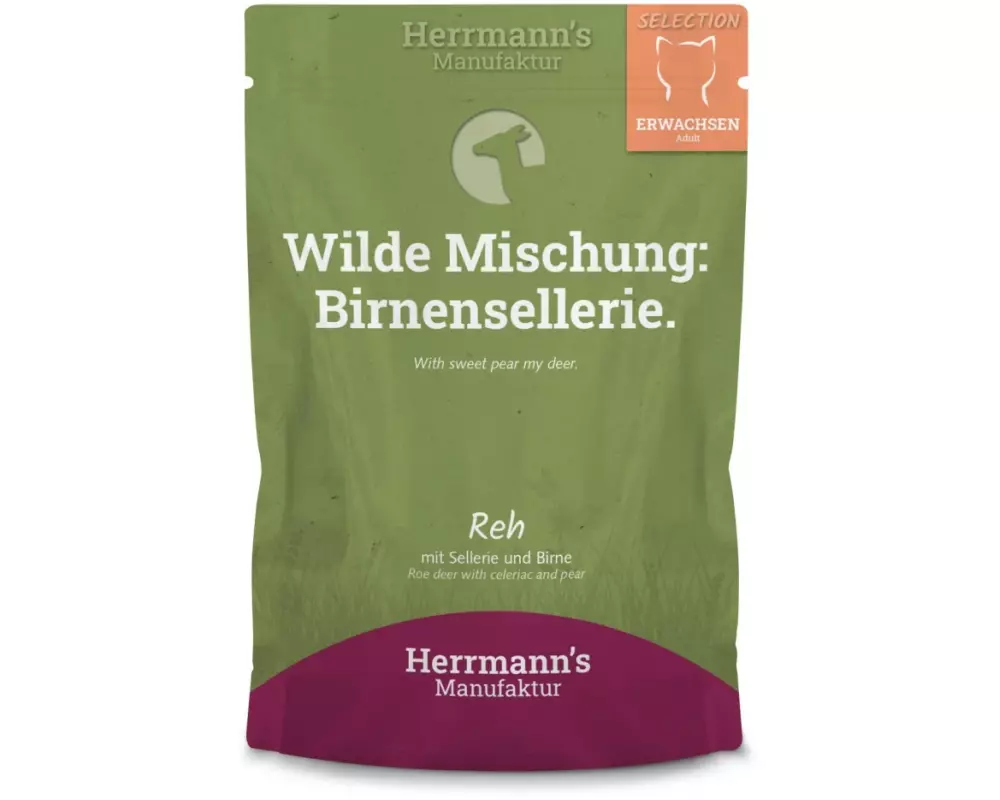 Herrmann's Nassfutter Reh mit Sellerie und Birne