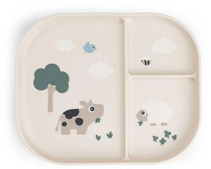 done by deer Kinderteller Foodie Tiny Farm Sand