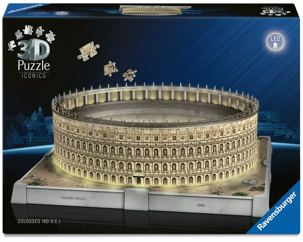 Ravensburger 3D Puzzle Iconics Colosseum with Light