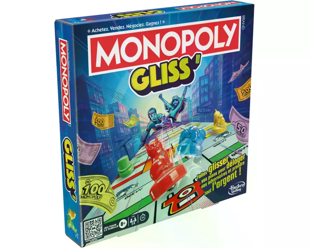 Hasbro Gaming Familienspiel Monopoly Gliss' -FR-