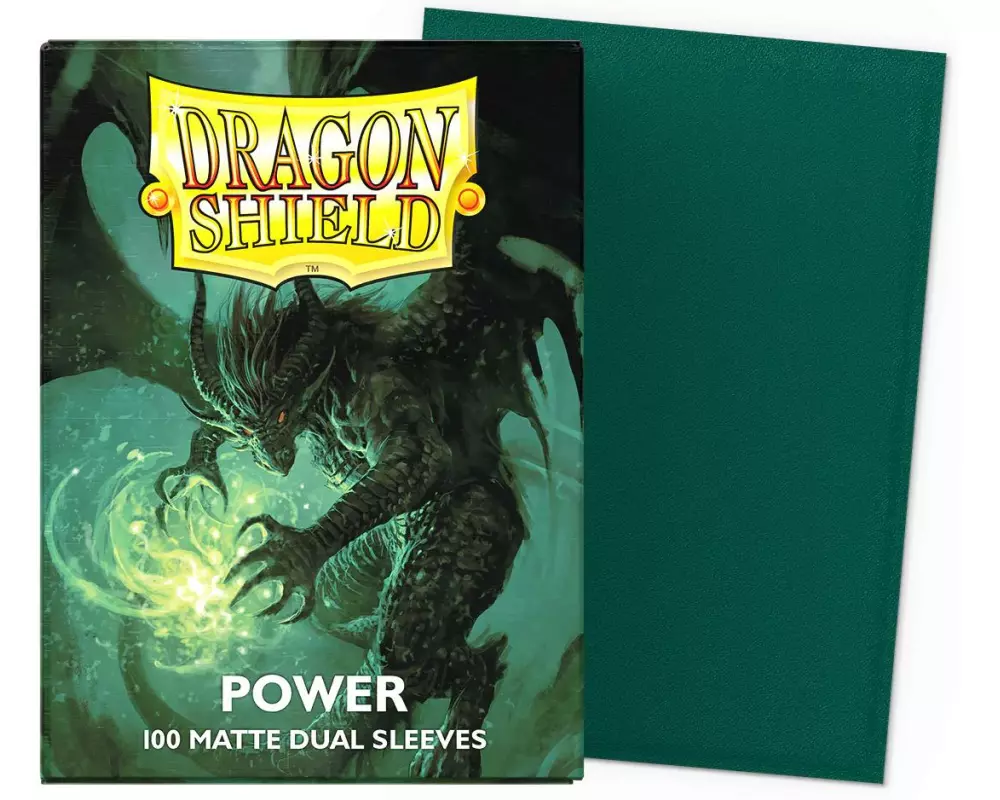 Dragon Shield Kartenhülle Dual Matte – Power green