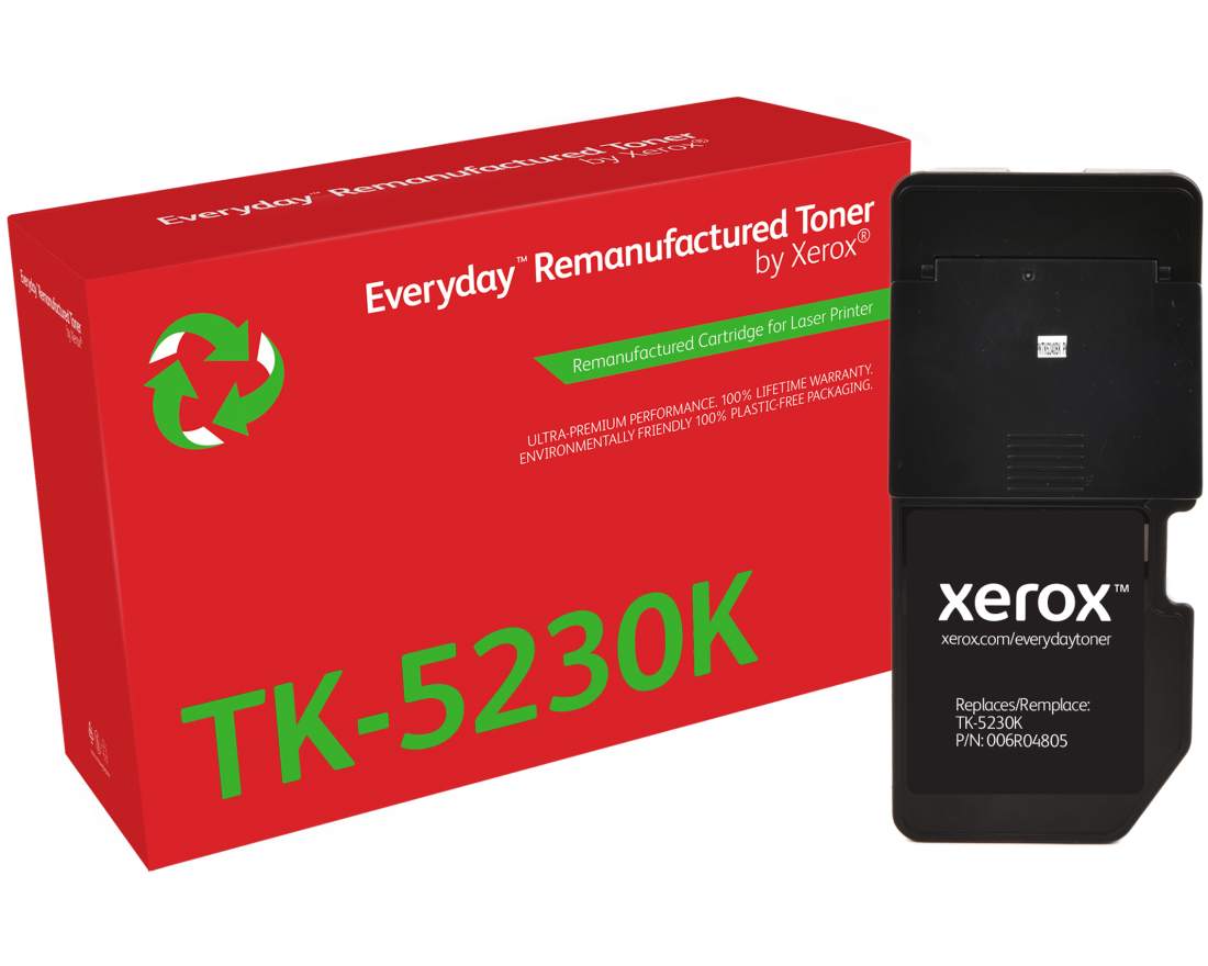 Everyday™ Schwarz wiederaufbereiteter Toner von Xerox, kompatibel mit Kyocera TK-5230K, Standardkapazität