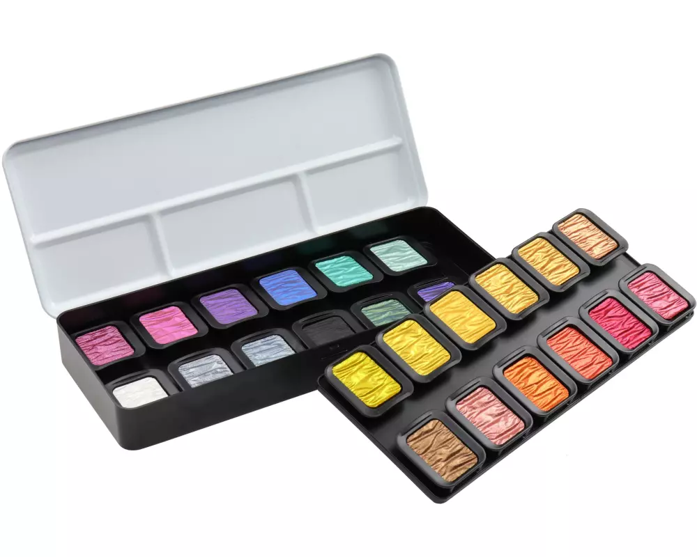 Finetec Aquarellfarbe Colourful 24 Farben