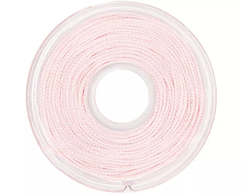 Rico Design Kordelband Makramee 1 mm x 10 m, Rosa