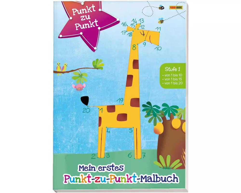 Mein erstes Punkt-zu-Punkt-Malbuch Stufe 1
