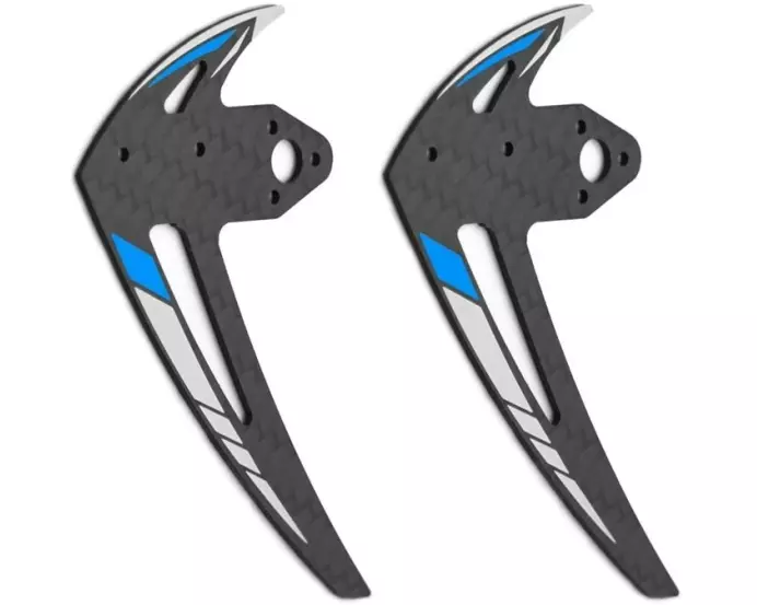 OMPHobby Seitenleitwerk Weiss M2 - Evo