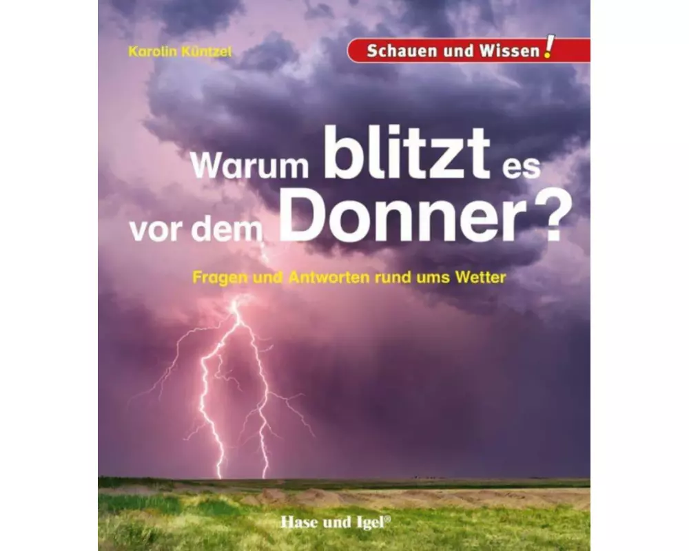 Warum blitzt es vor dem Donner?