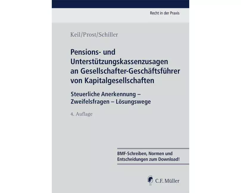 Pensions- und Unterstützungskassenzusagen an Gesellschafter-Geschäftsführer von Kapitalgesellschaften
