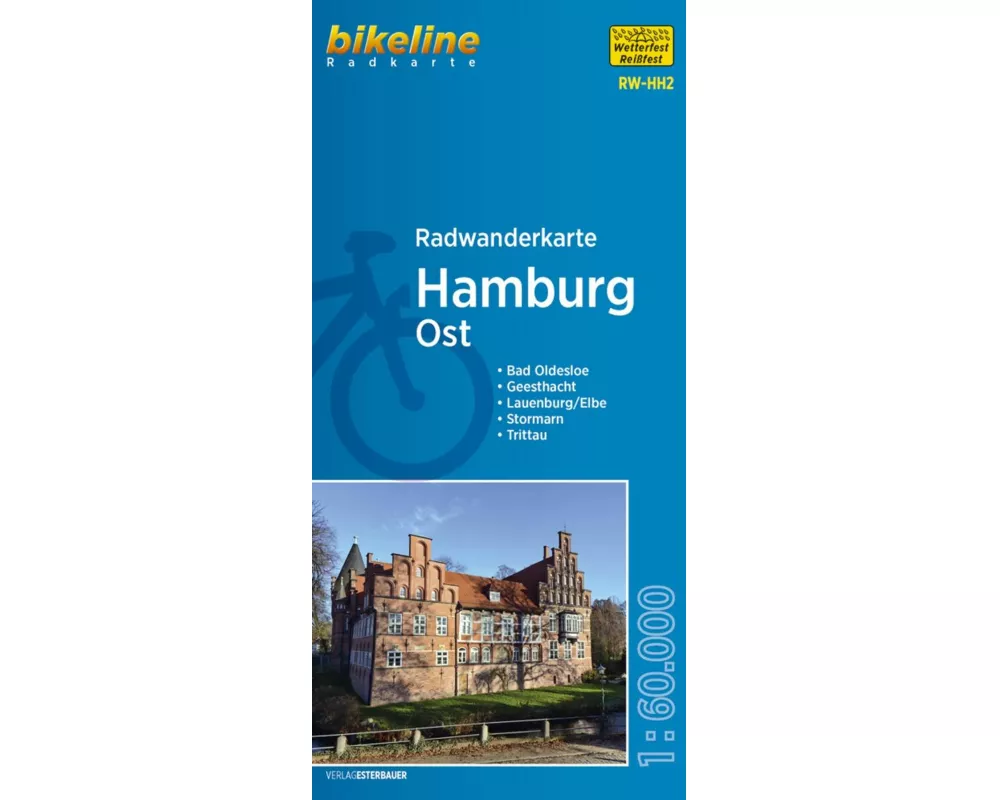 Radwanderkarte Hamburg Ost RW-HH2