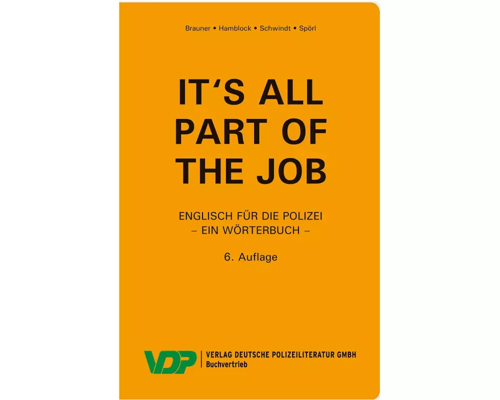 It's all part of the job - Ein Wörterbuch