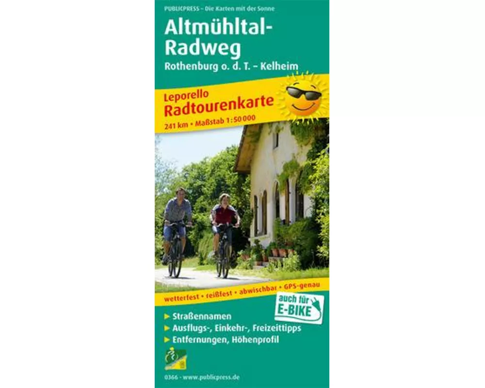 Altmühltal-Radweg, Rothenburg o. d. T. - Kelheim