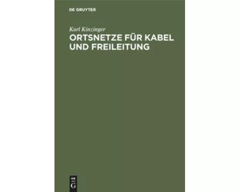 Ortsnetze für Kabel und Freileitung