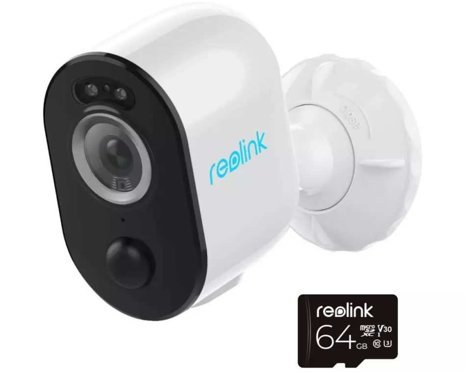 Reolink Netzwerkkamera Argus 3 Pro Weiss, inkl. 64GB Micro-SD