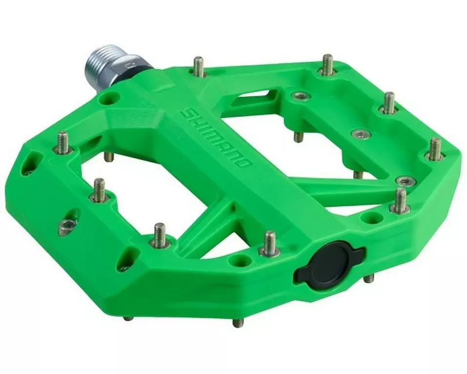 Shimano Plattformpedale PD-GR400 Flat , Grün