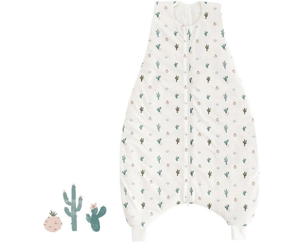 Träumeland Baby-Ganzjahrschlafsack Jumper To Go Kaktusliebe Gr. 92