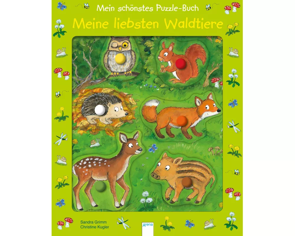 Mein schönstes Puzzle-Buch. Meine liebsten Waldtiere