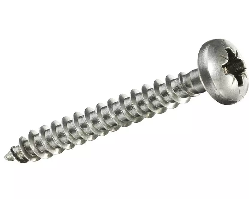 FTM Spanplattenschrauben Pan Head 5 x 40 mm Edelstahl, 6 Stück