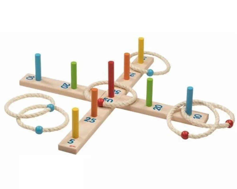 Ringwurfspiel 6 Sisalringe