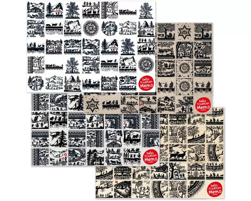 Trendform Tischset Swiss 29.7 cm x 42 cm, 4 Sujets à 6 Blatt