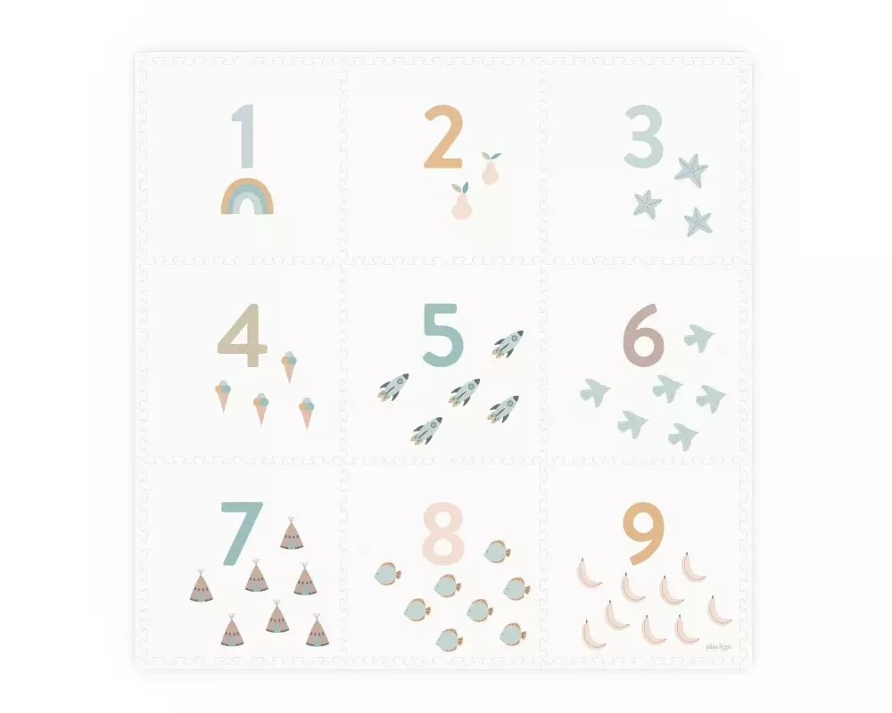 Play&Go Puzzlematte Numbers 180 x 180 cm