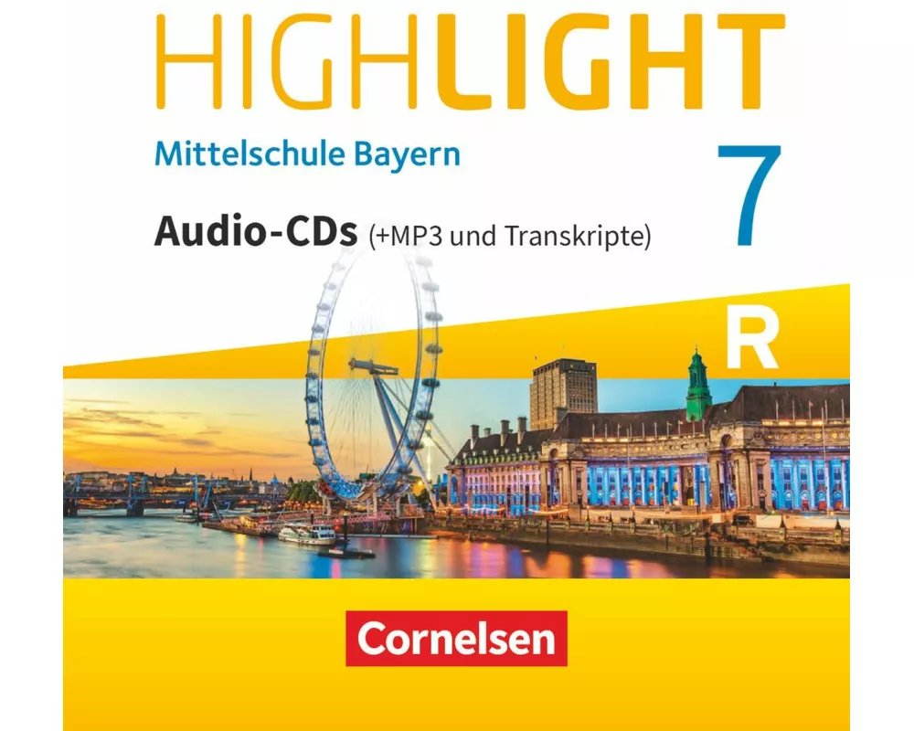 Highlight, Mittelschule Bayern, 7. Jahrgangsstufe, CD-Extra, Für R-Klassen - Audio-CDs mit MP3-Dateien
