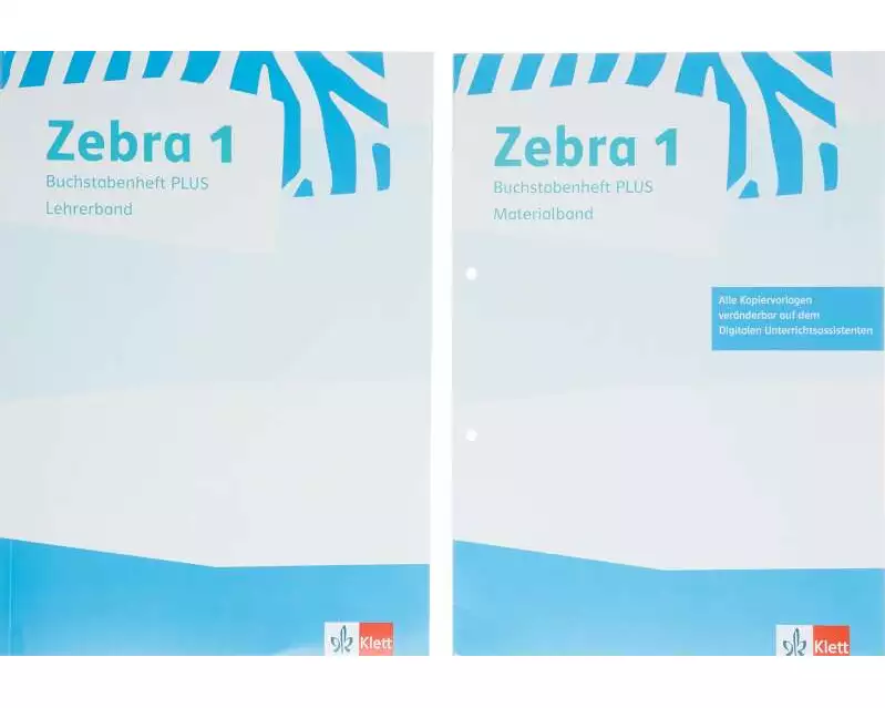 Zebra 1. Lehrerpaket zum Buchstabenheft PLUS mit Lehrerband, Kopiervorlagen, CD-ROM und CD Klasse 1