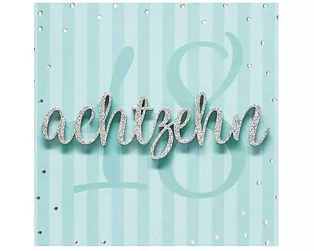 Doppelkarte Lettering 778-2001