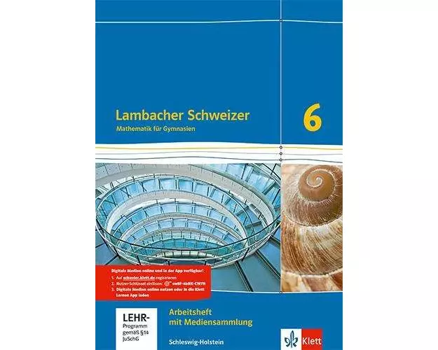Lambacher Schweizer Mathematik 6. Ausgabe Schleswig-Holstein. Arbeitsheft plus Lösungsheft und Lernsoftware Klasse 6