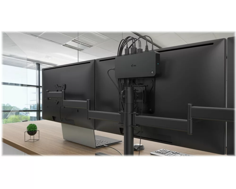 i-tec USB 3.0 USB-C Thunderbolt 3x4K Docking Station + Power Delivery 70W